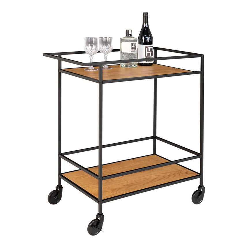 Vita Natural Wood Bar Trolley-3