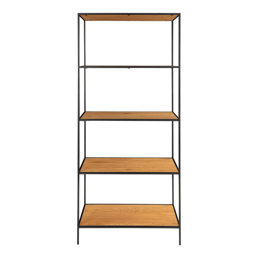 Vita Natural Wood Wide Open Shelving Unit-2
