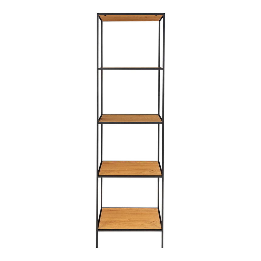 Vita Natural Wood Tall Open Shelving Unit-2