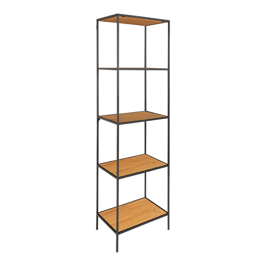 Vita Natural Wood Tall Open Shelving Unit-3