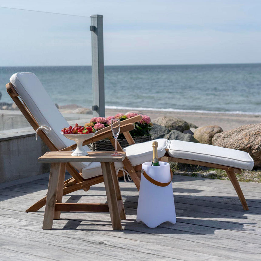 Barcelona Natural Teak Wood Small Bench-3