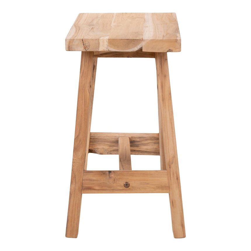 Barcelona Natural Teak Wood Small Bench-7