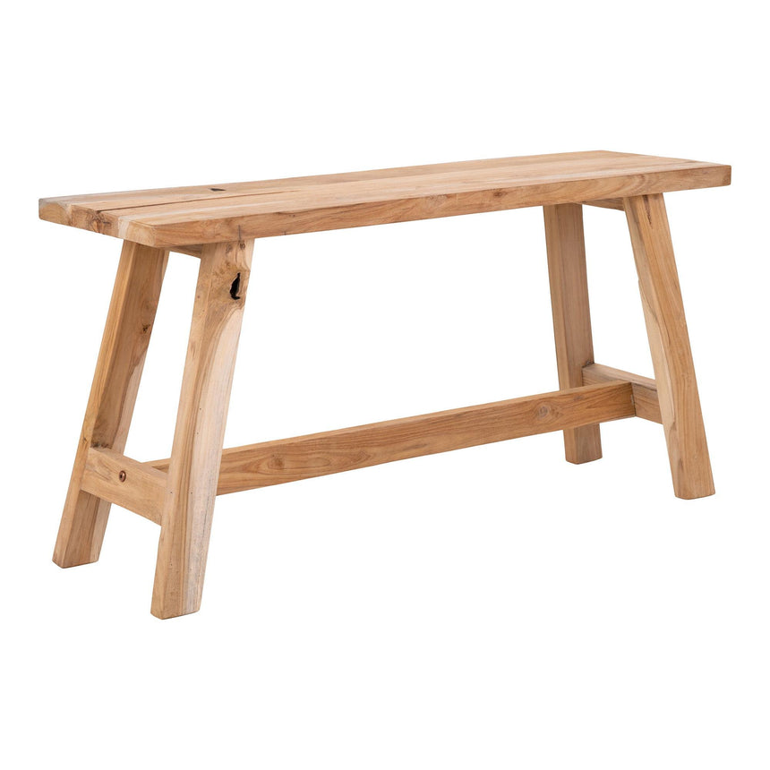 Barcelona Natural Teak Wood Large Bench-5