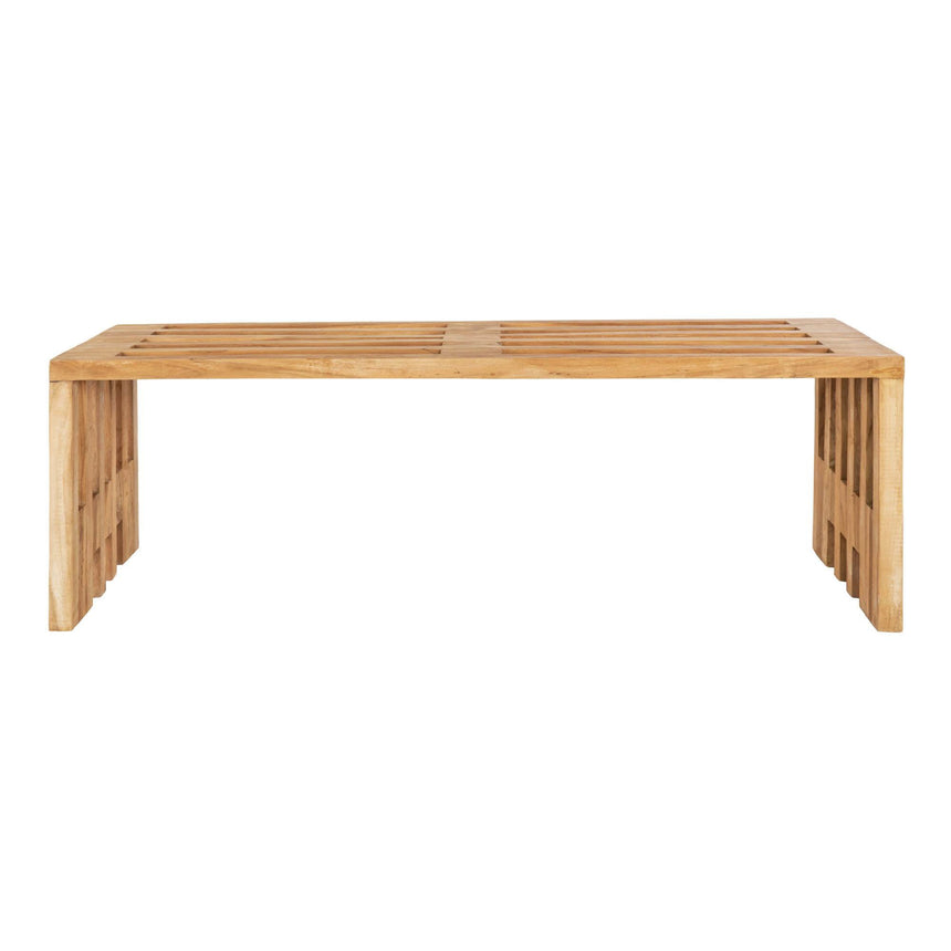 Benidorm Natural Teak Wood Garden Large Bench-4