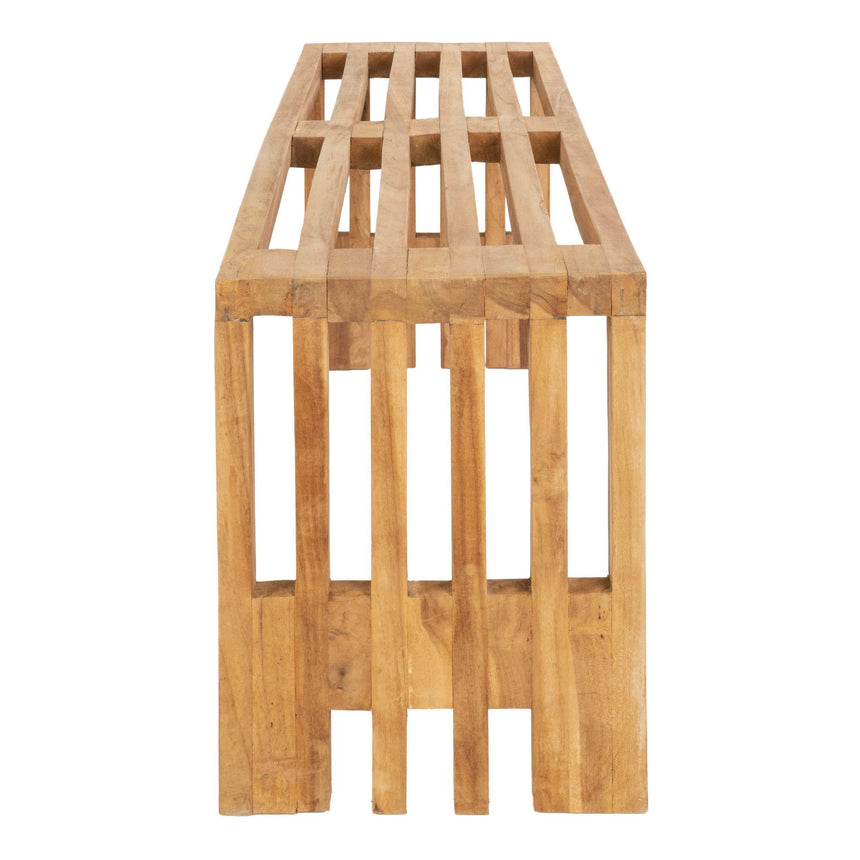 Benidorm Natural Teak Wood Garden Large Bench-7