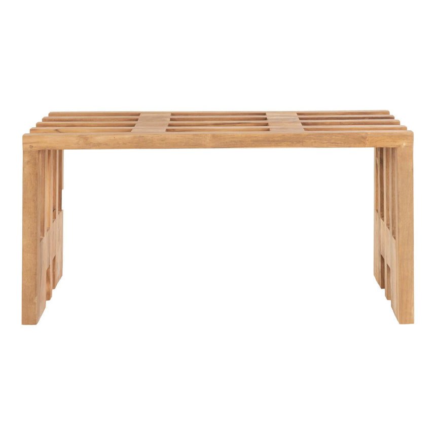 Benidorm Natural Teak Wood Garden Small Bench-4