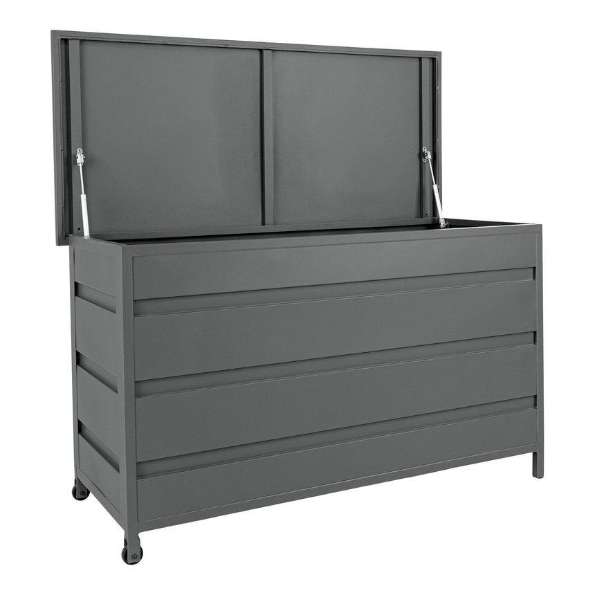 Cassis Grey Metal Large Cushion Box-3