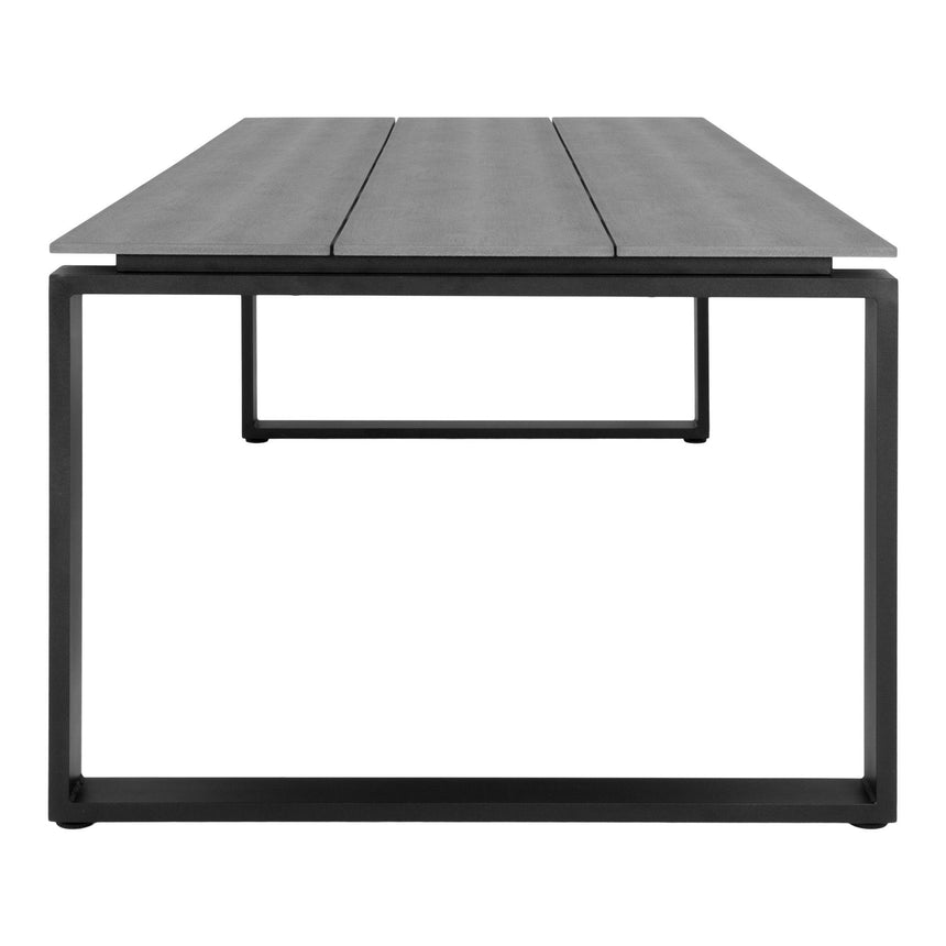 Denver Grey Wood 8 Seater Garden Dining Table - 210cm-5