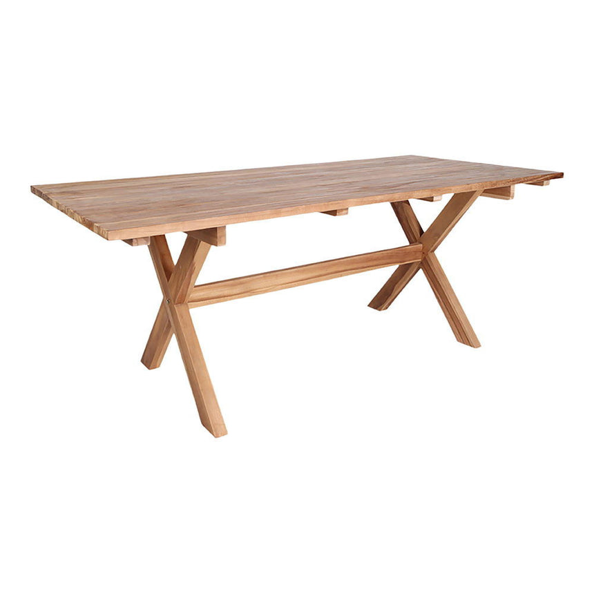 Murcia Teak Wood 8 Seater Garden Dining Table - 200cm-3