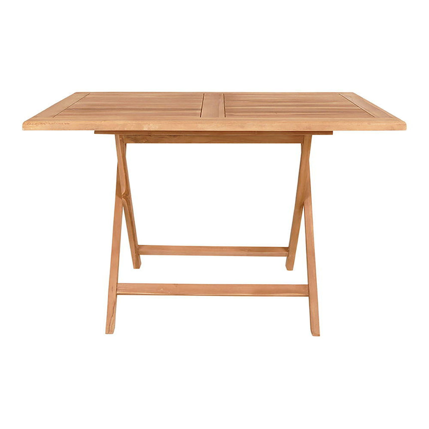 Oviedo Teak Wood 4 Seater Garden Dining Table - 100cm-3