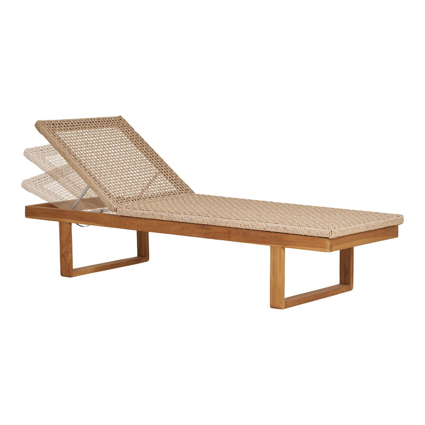 Derby Natural Teak Wood Garden Sun Lounger-6