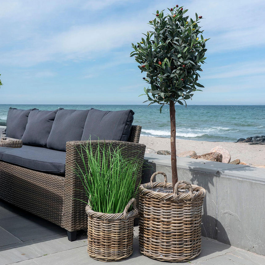 Gili Natural Baskets Kubu Rattan Set of 2 Baskets-2