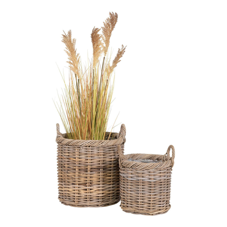 Gili Natural Baskets Kubu Rattan Set of 2 Baskets-5
