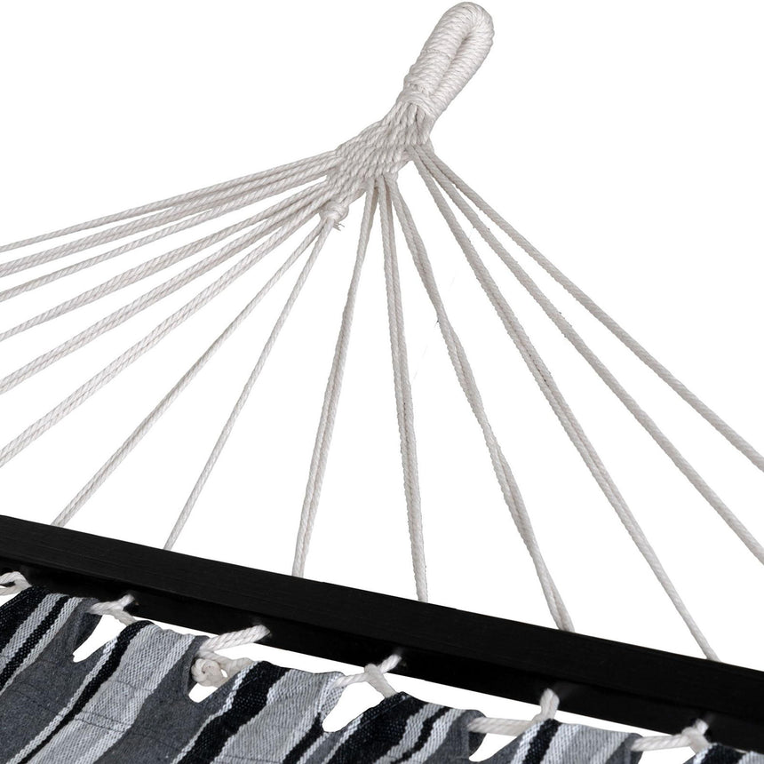 Lamia Grey Fabric Large Hammock Chair -3