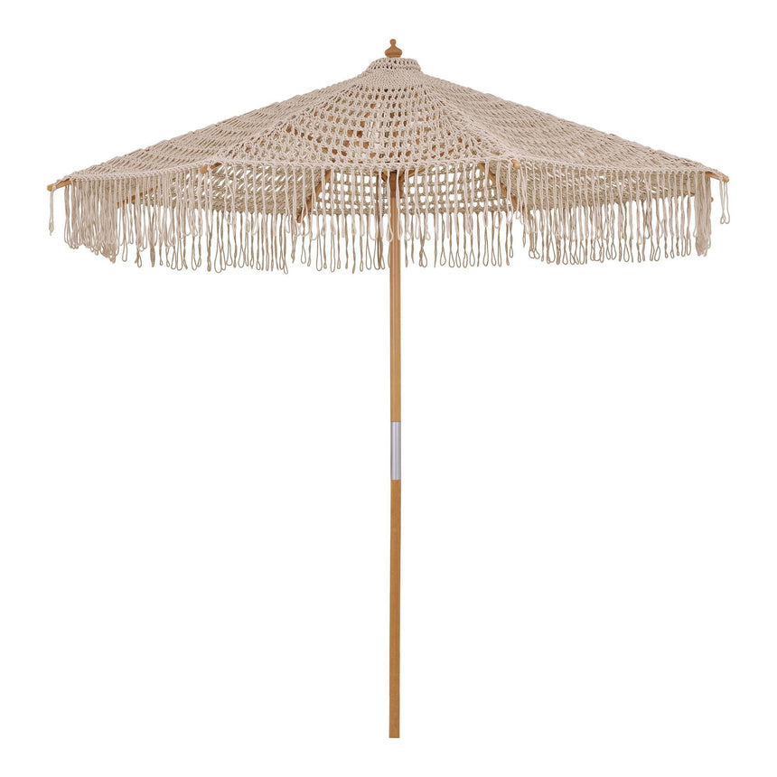 Martos Beige Knitted Parasol 250cm x 250cm-5