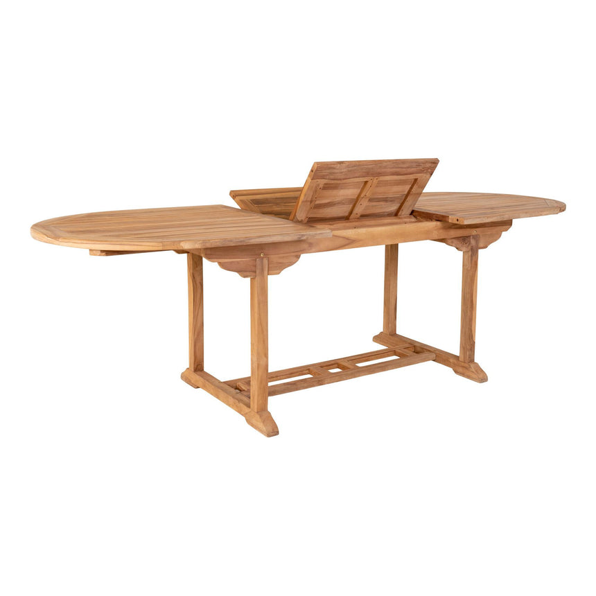 Salamanca Teak Wood 6-10 Seater Extending Garden Dining Table - 180cm-240cm-7