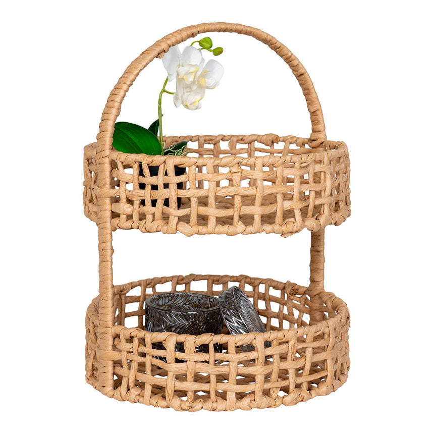 Anadia Brown Metal Tray-2