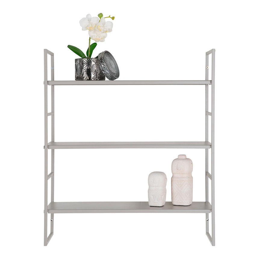 Beja Grey Metal Wall Shelf-2