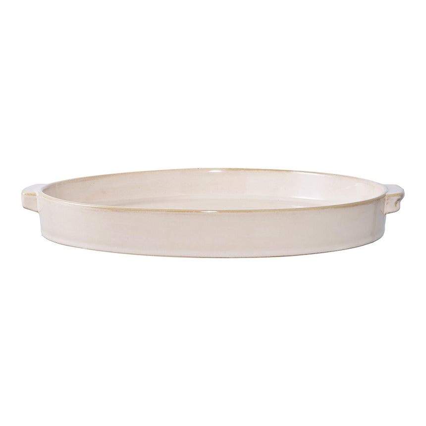 Ceramic White Round Tray-2