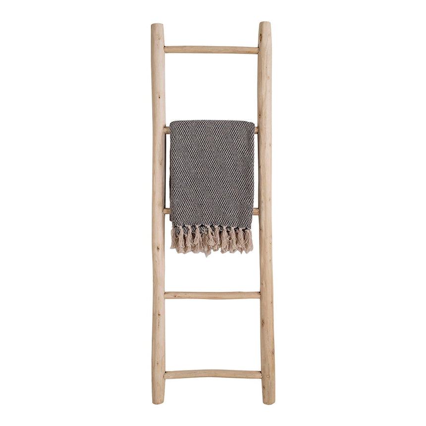 Decorative Natural Teak Ladder-2