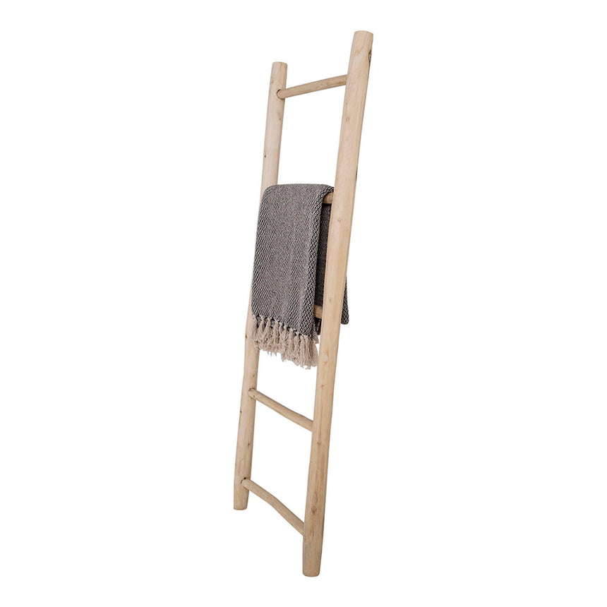 Decorative Natural Teak Ladder-3