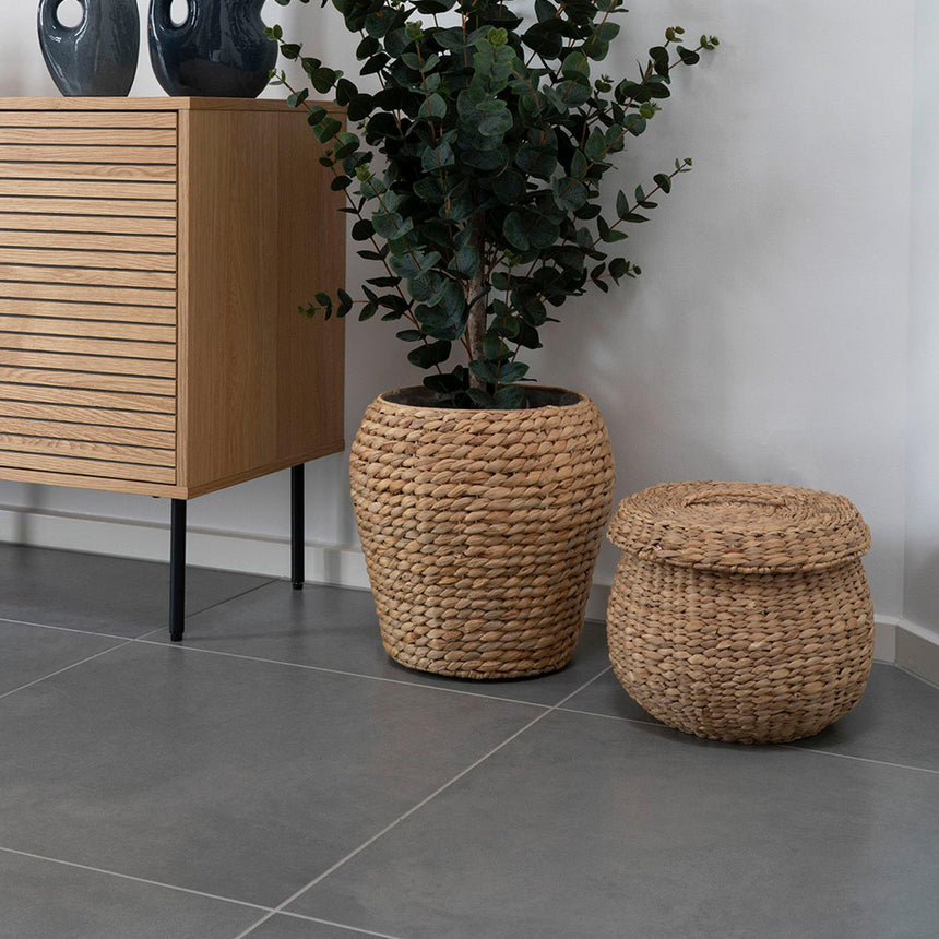 Denia Natural Waterhyacinth Basket-6