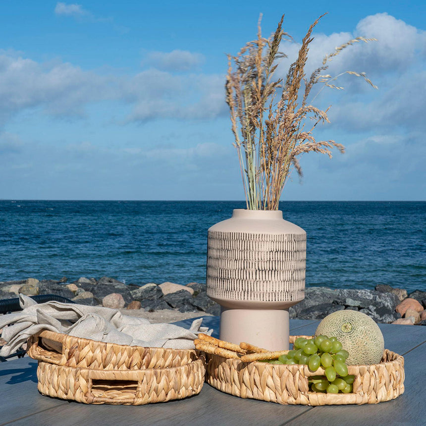 Estoril Natural Waterhyacinth Trays (Set of 3)-5