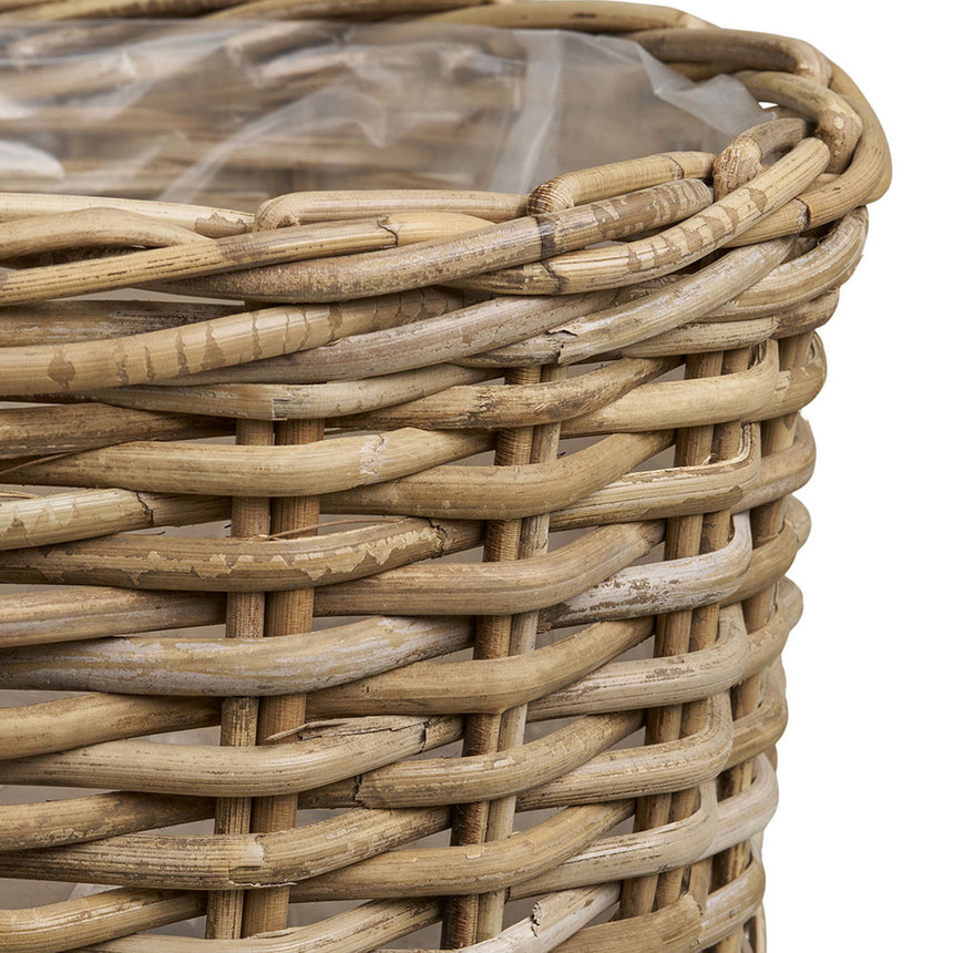 Kalak Natural Kubu Rattan Basket - Set of 2-3