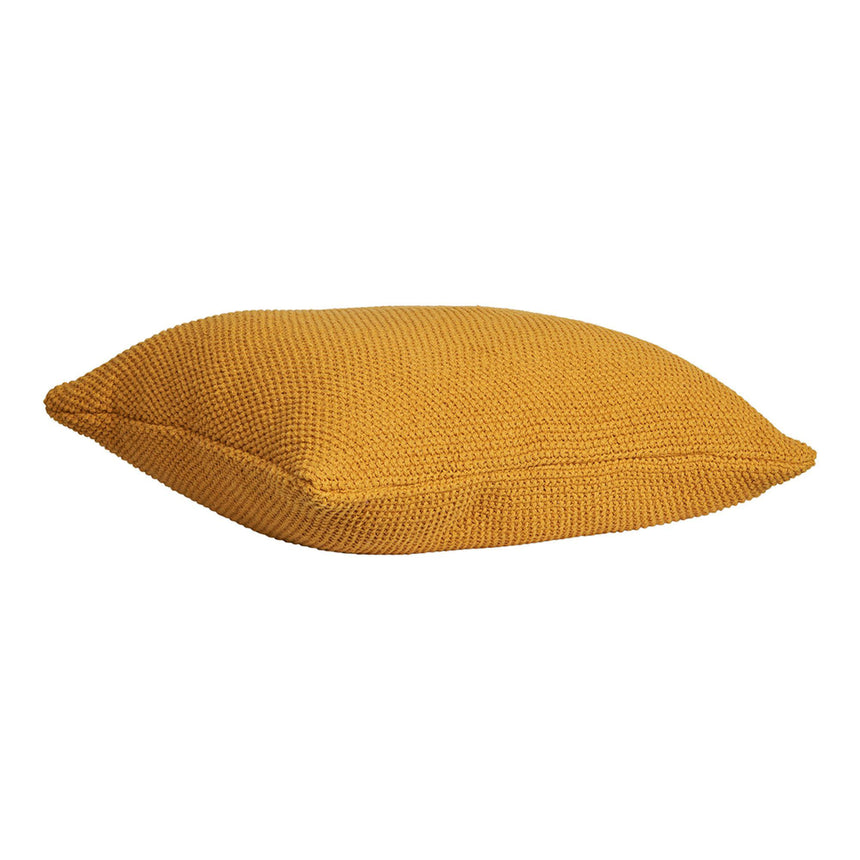 Santos Yellow Fabric Cushion-2