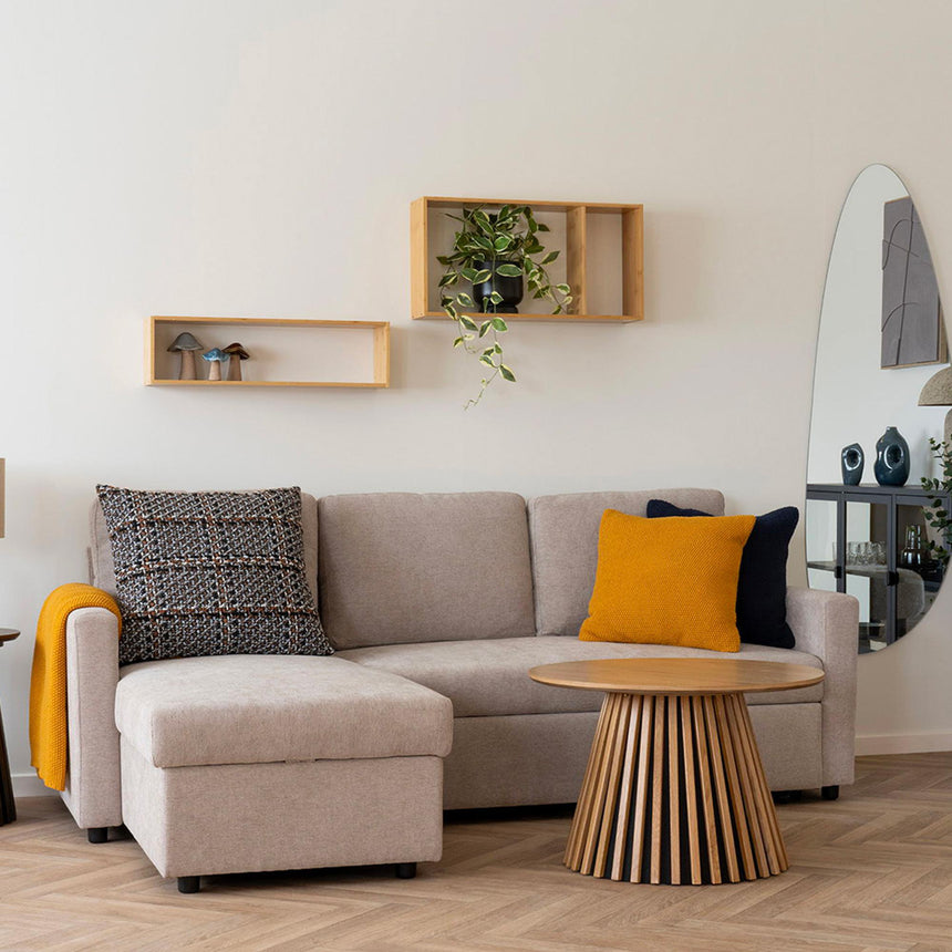 Santos Yellow Fabric Cushion-6