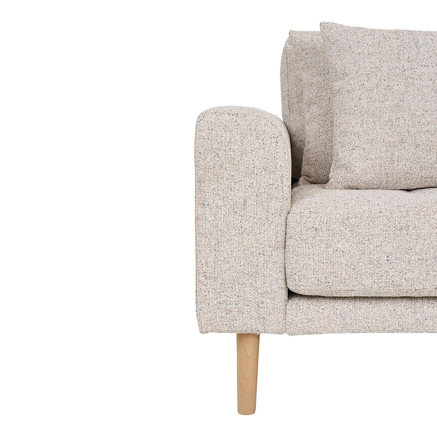 Lido Beige Fabric Lounge Sofa - RHF-4