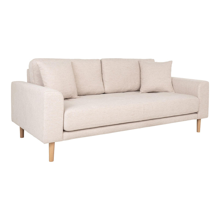 Lido Sand Fabric 2.5 Seater Sofa-2