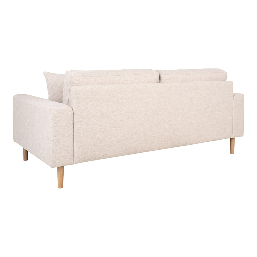 Lido Sand Fabric 2.5 Seater Sofa-3
