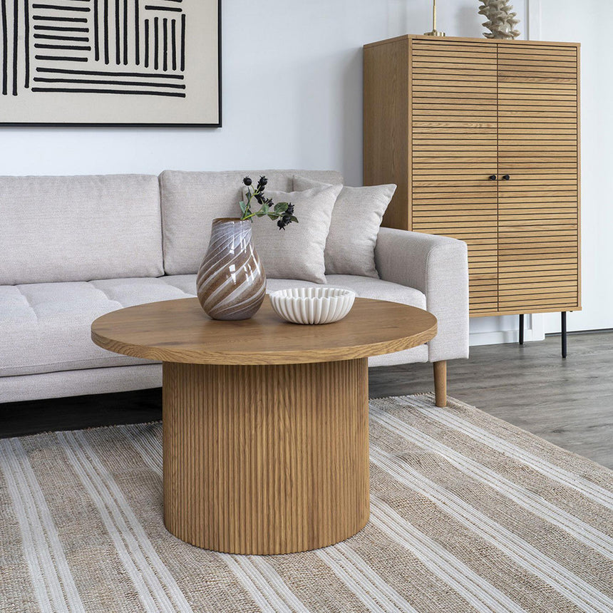 Lido Sand Fabric Left Hand Facing Lounge Sofa with Natural Legs-5