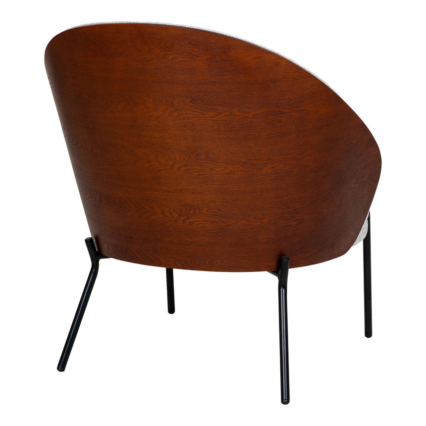 Canelas Light Grey Fabric Lounge Chair-4