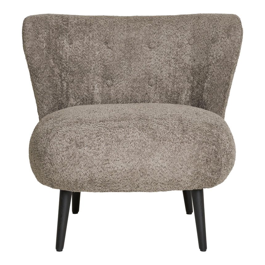 Covelo Brown Fabric Lounge Chair-2