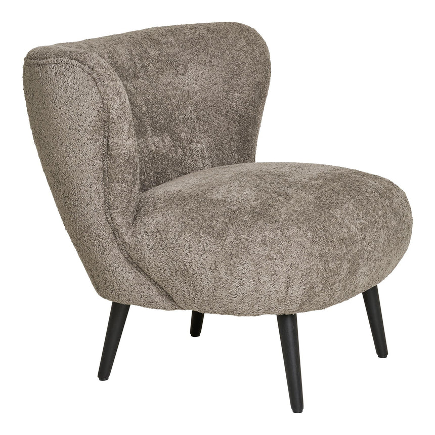 Covelo Brown Fabric Lounge Chair-3