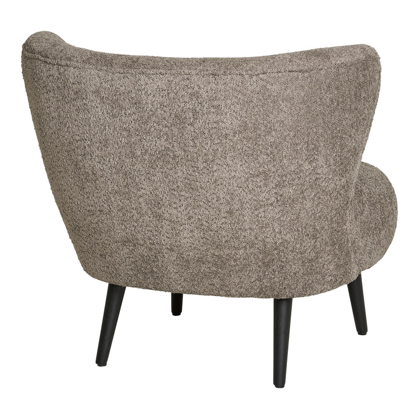 Covelo Brown Fabric Lounge Chair-4