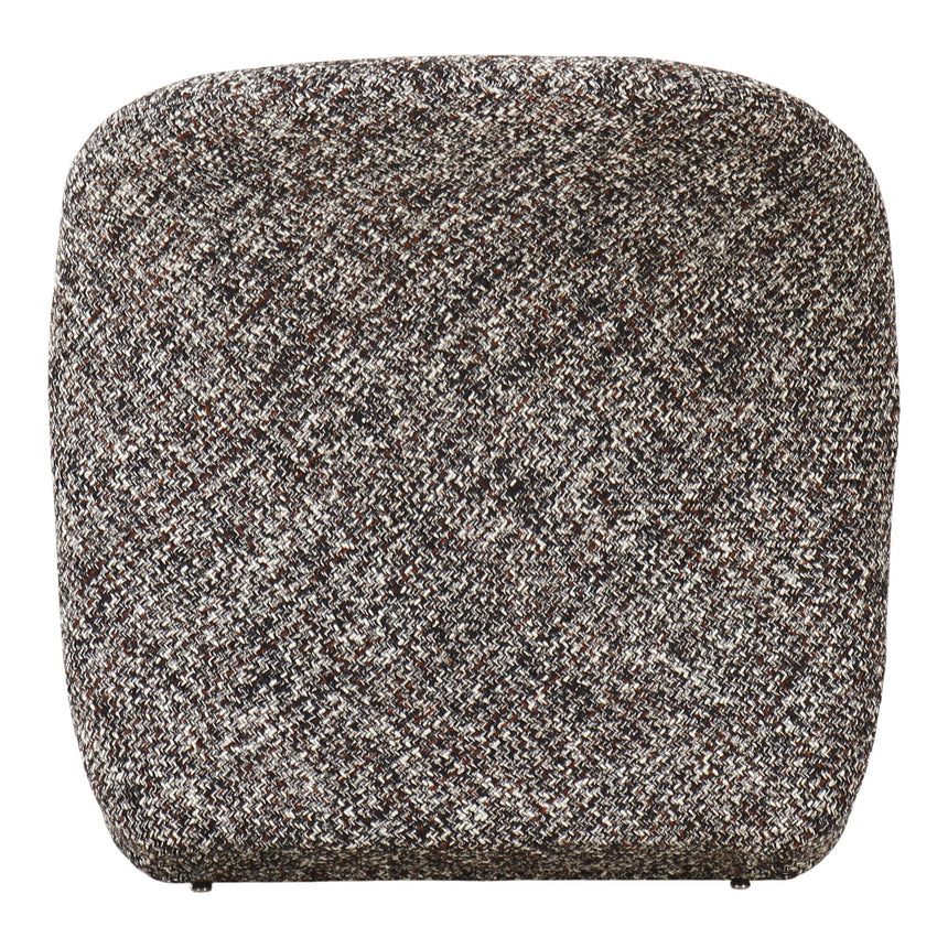 Sofia Dark Brown Fabric Lounge Chair-5