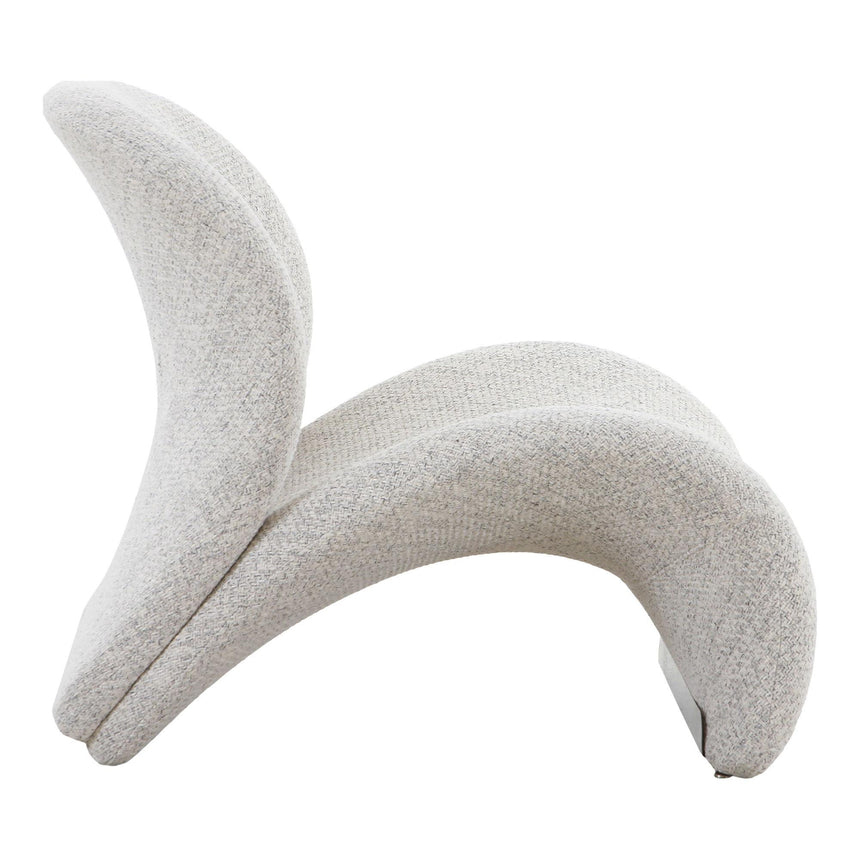 Sofia Grey Fabric Lounge Chair-2