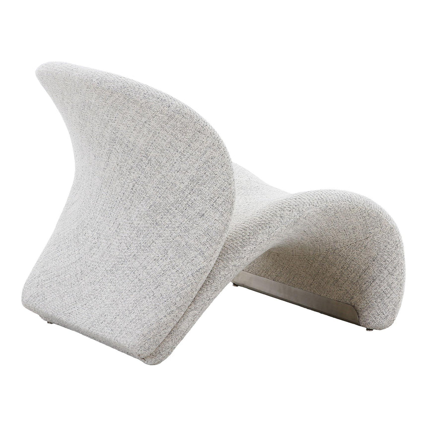 Sofia Grey Fabric Lounge Chair-3