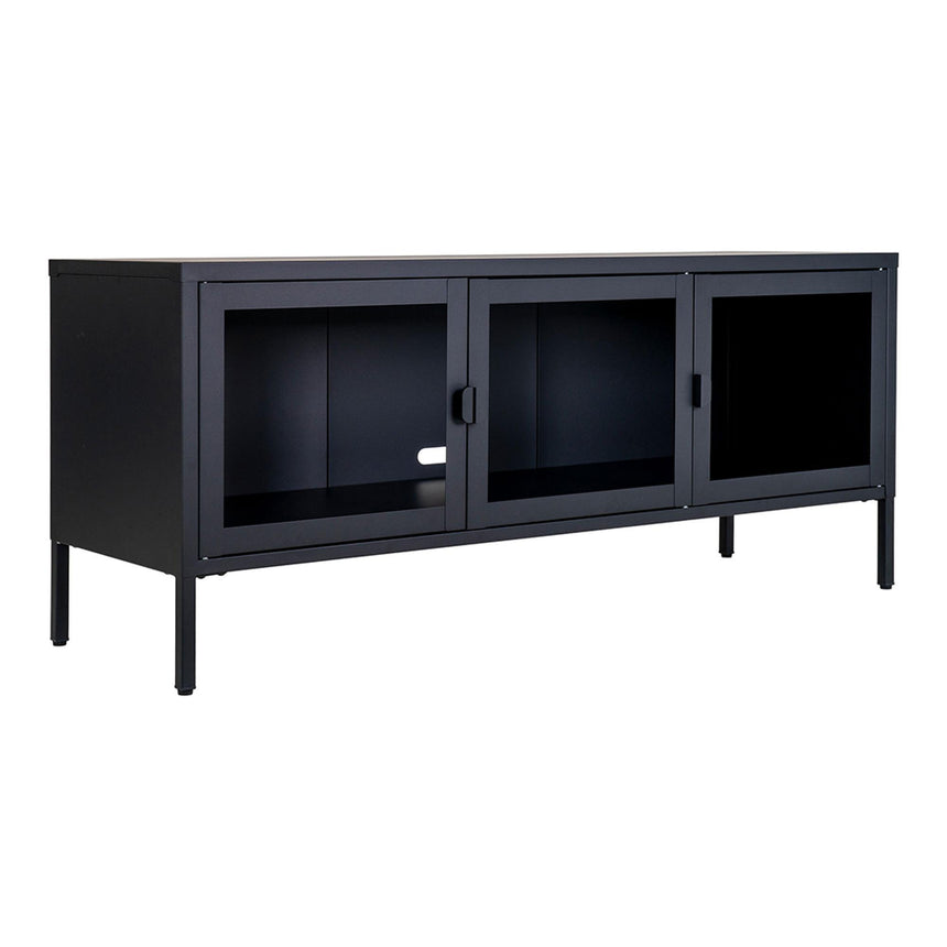 Nondalton Black Metal TV Bench-3