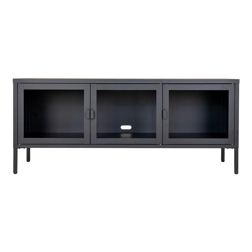 Nondalton Black Metal TV Bench-4