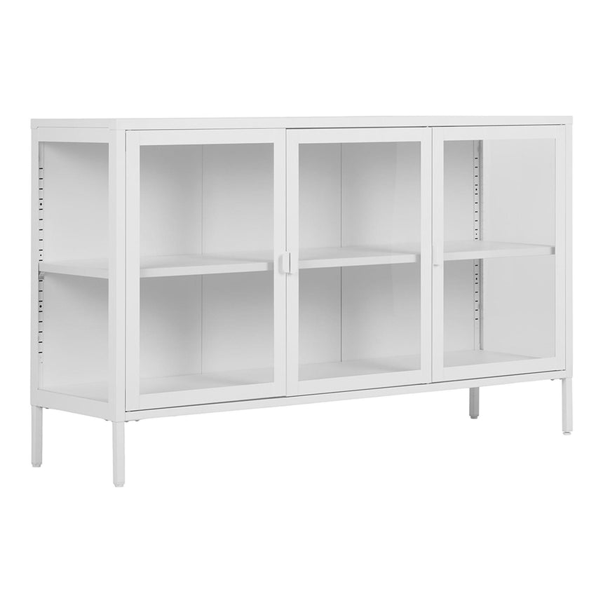 Nondalton White 140cm Sideboard - 3 Door-4
