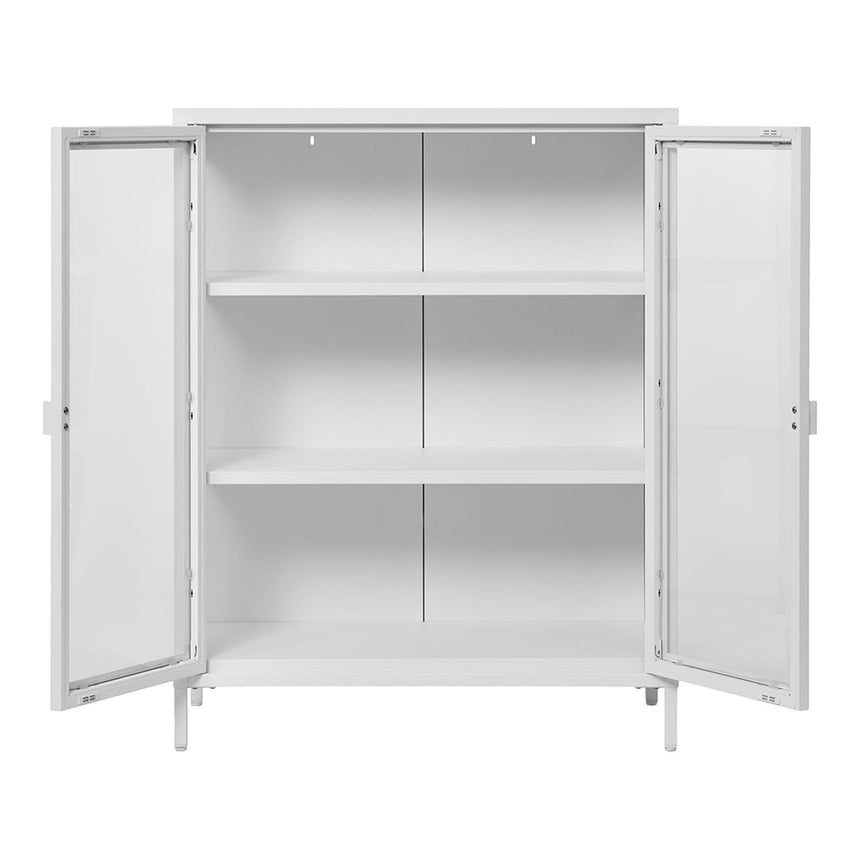 Nondalton White Display Cabinet-3