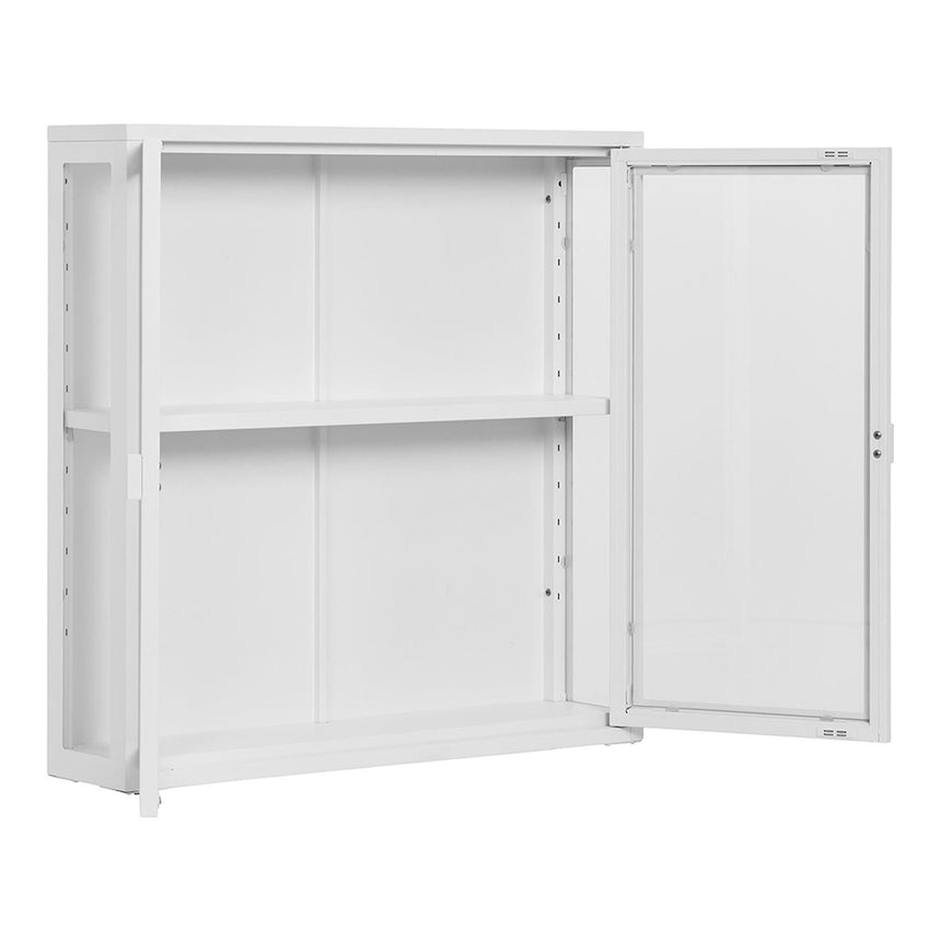 Nondalton White Hanging Display Cabinet-2