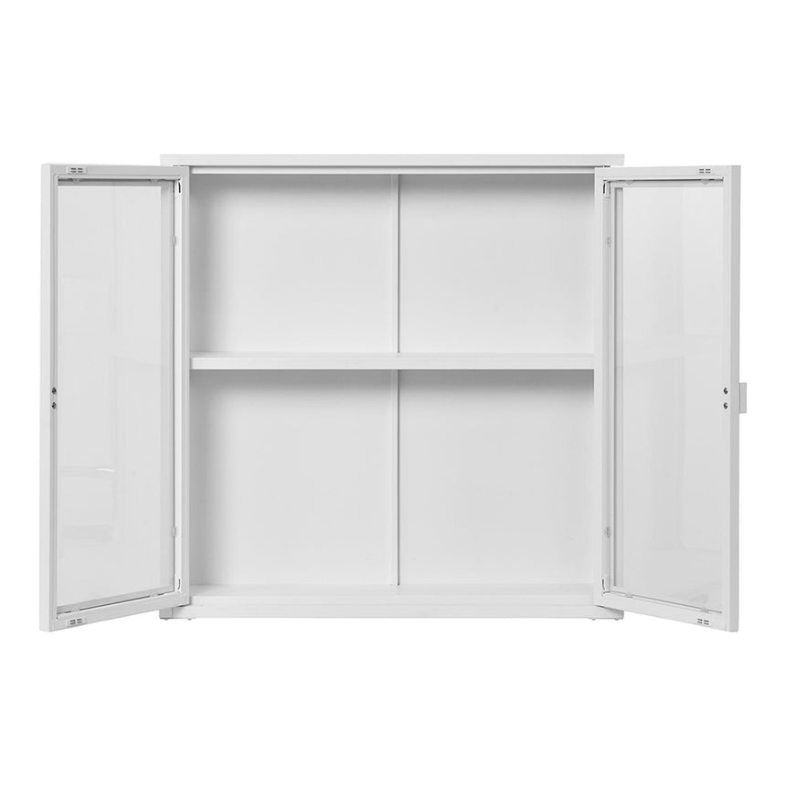 Nondalton White Hanging Display Cabinet-3