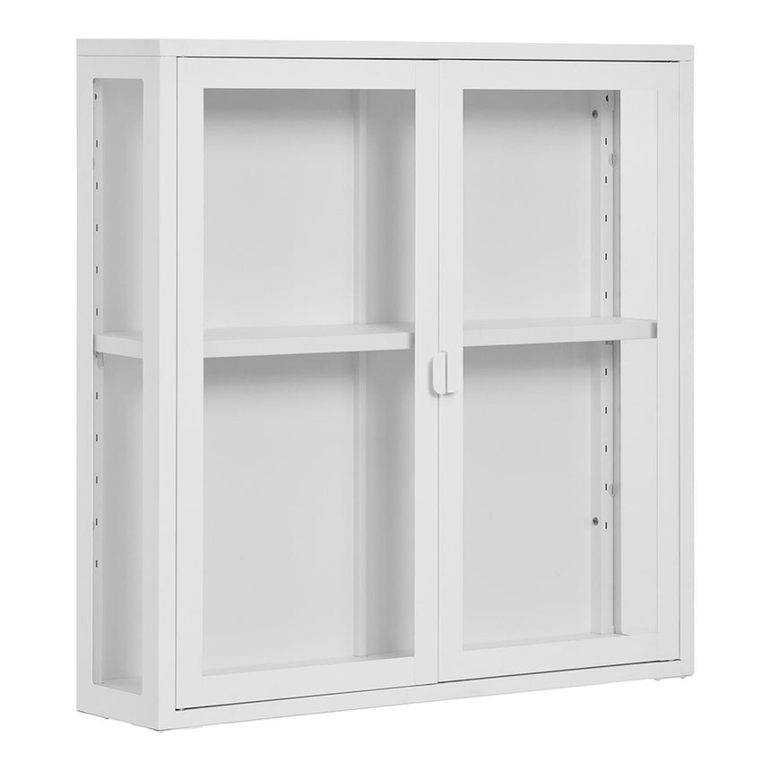 Nondalton White Hanging Display Cabinet-4