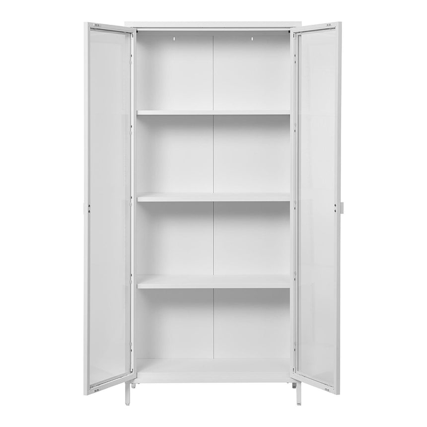Nondalton White Tall Display Cabinet-3