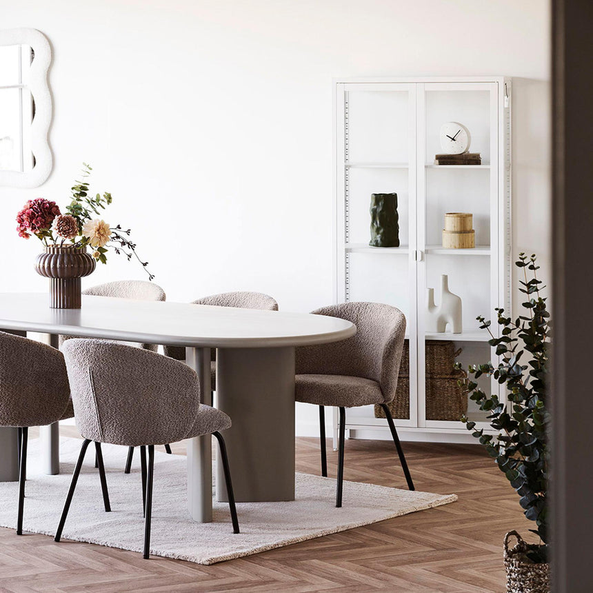 Nondalton White Tall Display Cabinet-5